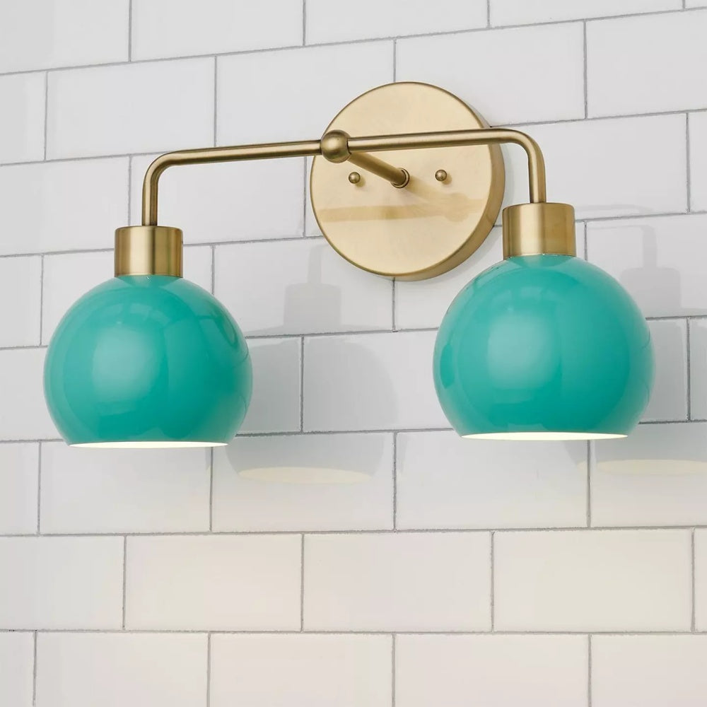 Double Bubble Pop Wall Sconce - Colorful Vanity Wall Light