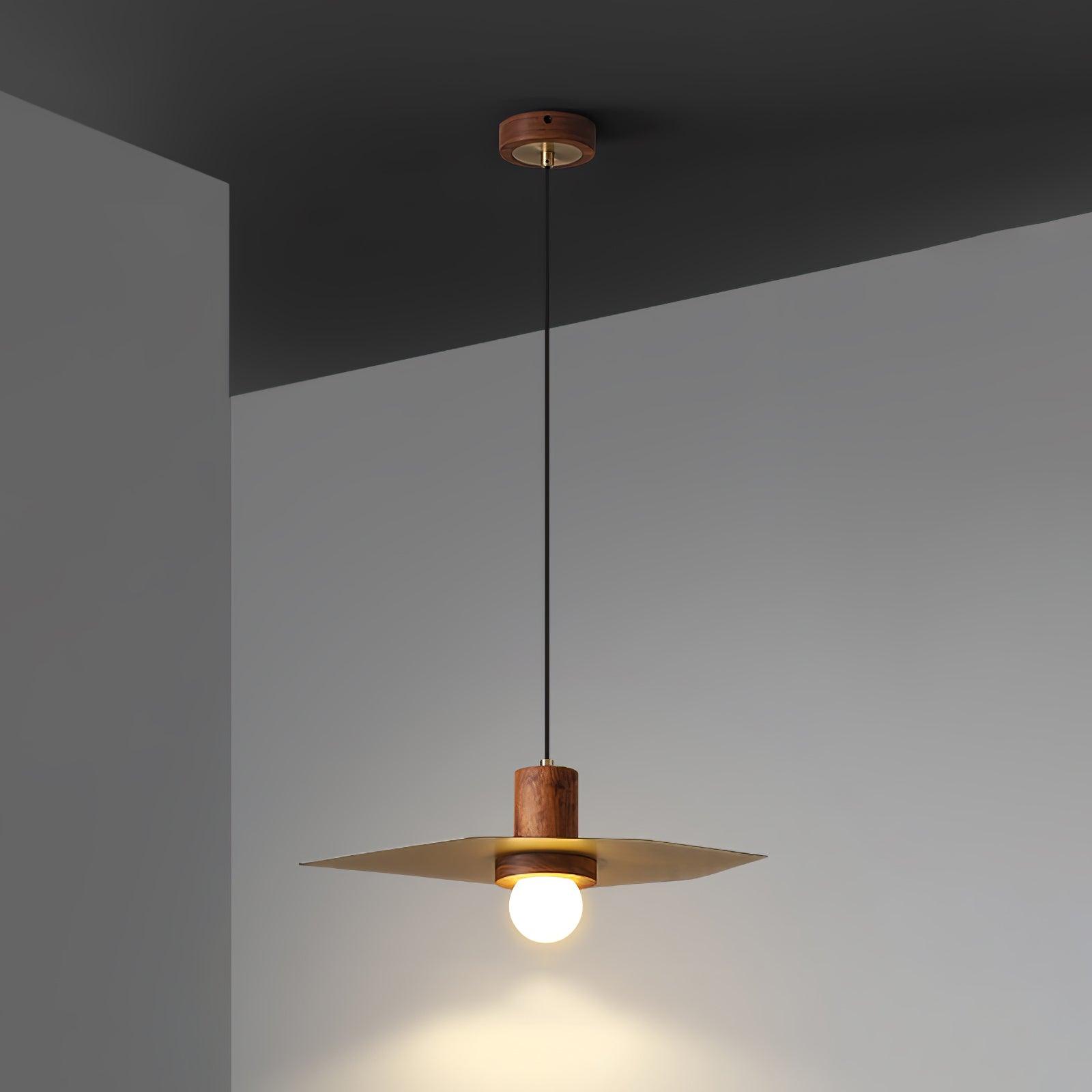 Walnut Copper Jupiter Pendant Lamp