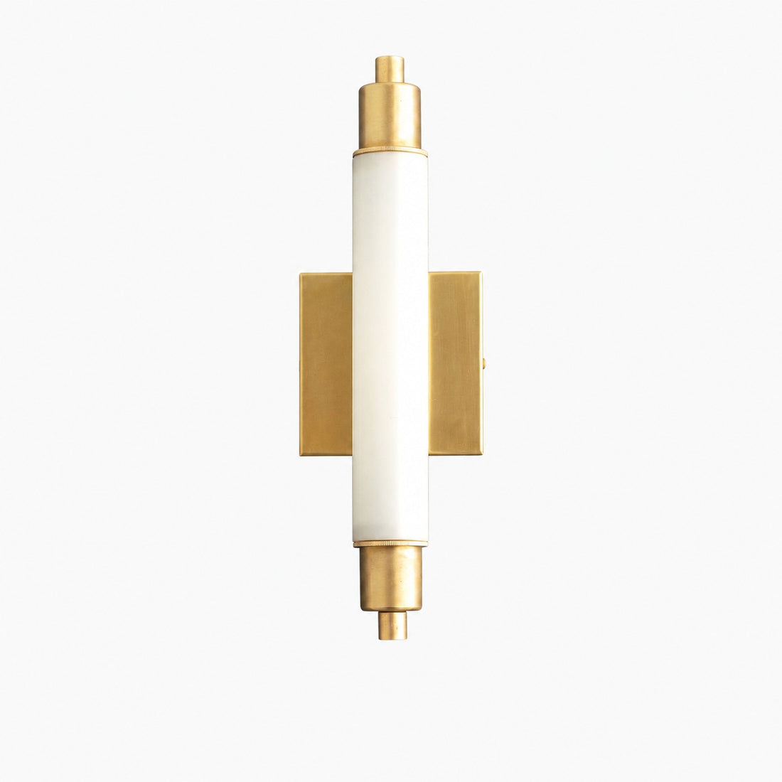 Ornato Luxe Modern Vanity Sconce - Art Deco Wall Light with Cylinder Shade