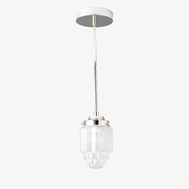 Tierlux Glass Pendant Light - Art Deco Globe Design