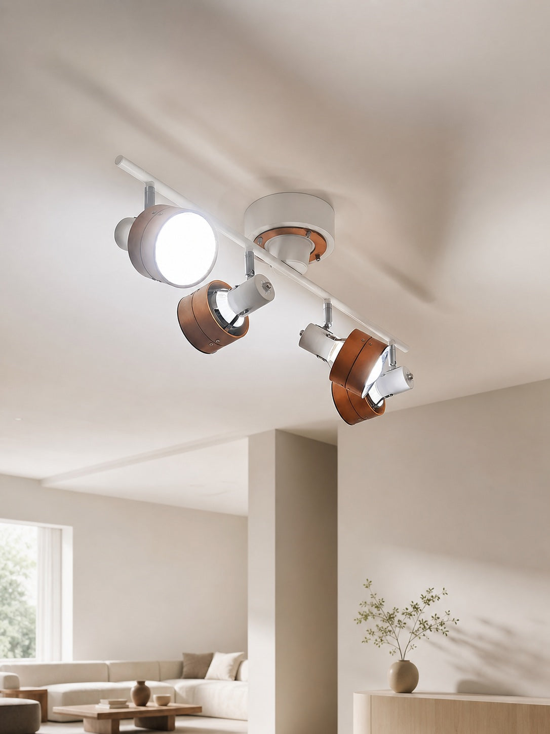 Nordic Cylindrical 4-Light Spotlight