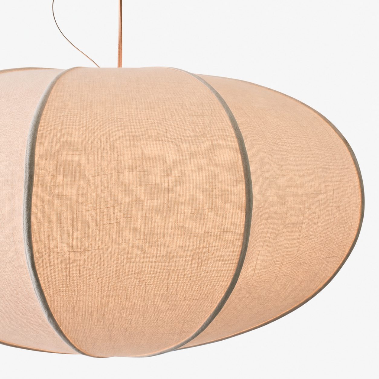 Alvian Pendant Light - Linen Shade with Adjustable Height for Cozy Dining