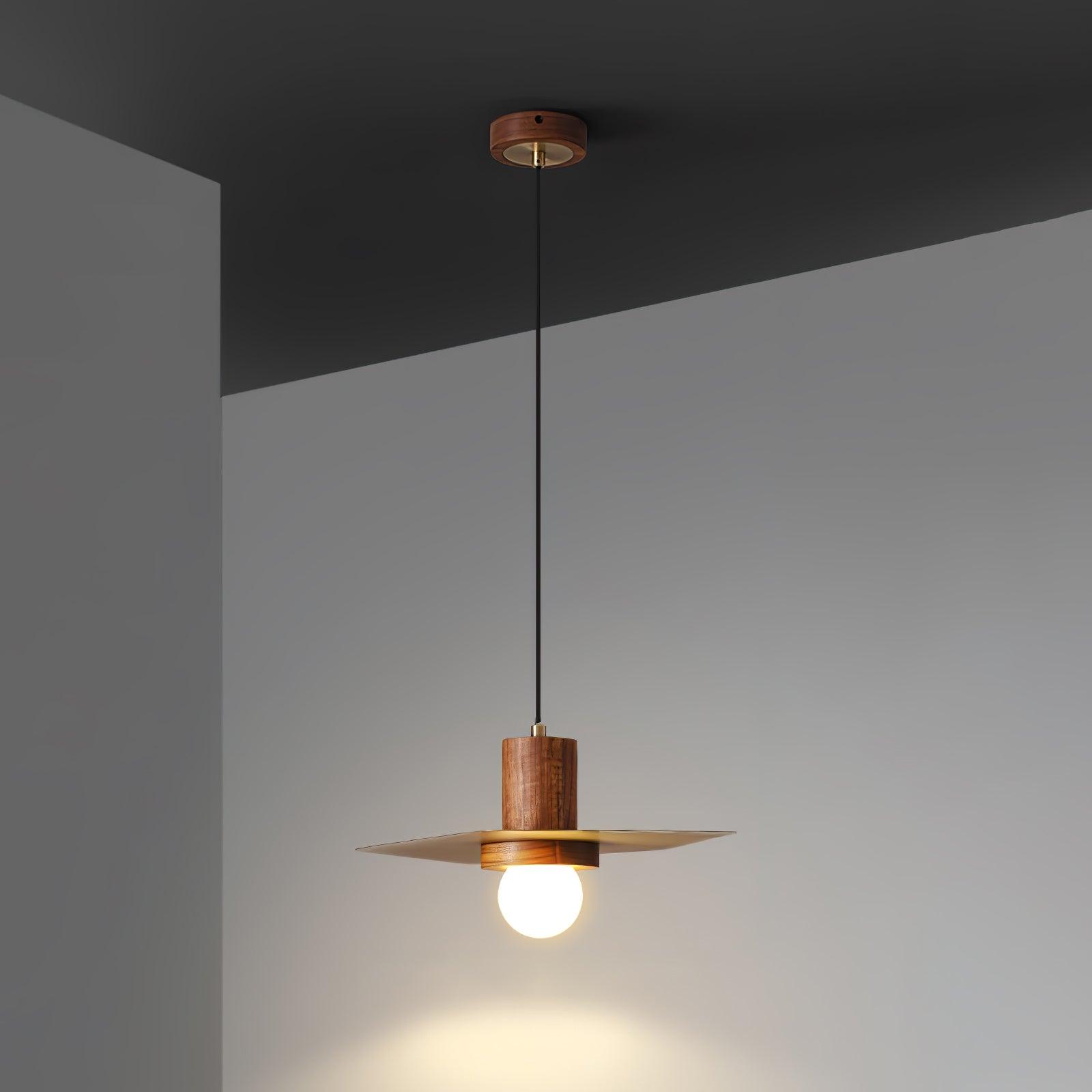 Walnut Copper Jupiter Pendant Lamp
