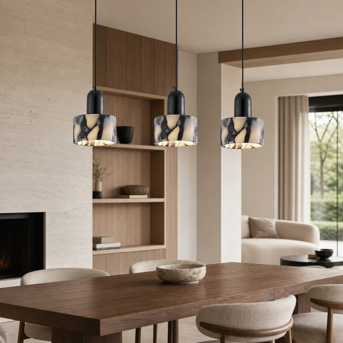 Dekum Marble Pendant Lamp