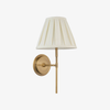 Cremaris Metal Wall Light with Fabric Shade - Timeless Sconce for Interior Lighting