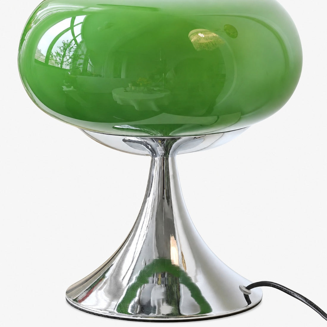 Lollora Decorative Table Lamp – Sculptural Glass Accent Light for Bedroom or Living Room
