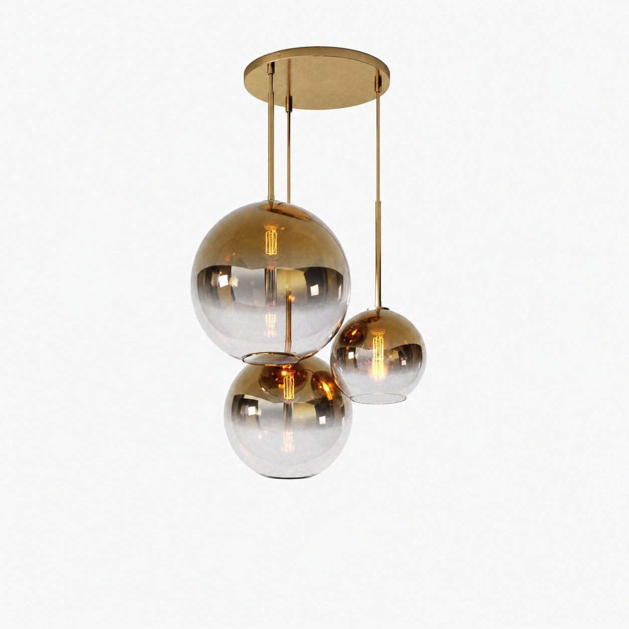 Selvion Minimalist Crystal Chandelier - Handcrafted Glass Sculptural Lighting Fixture