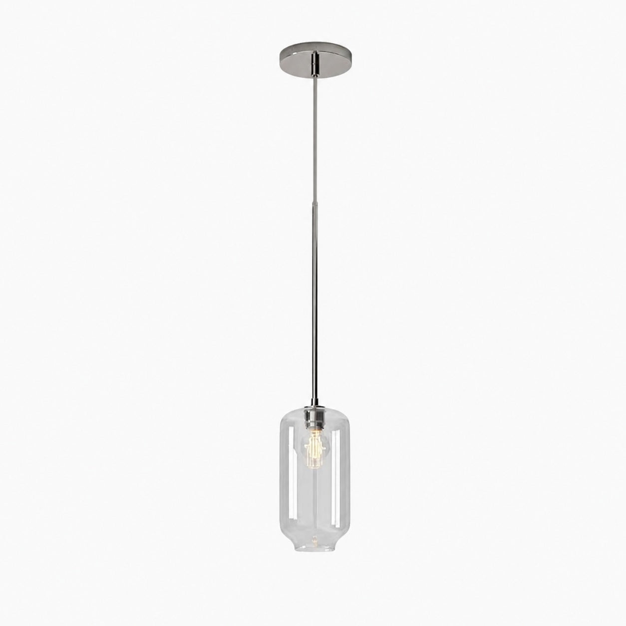 Lumivelle Pebble Pendant Light - Adjustable Glass Shade - Modern Lighting