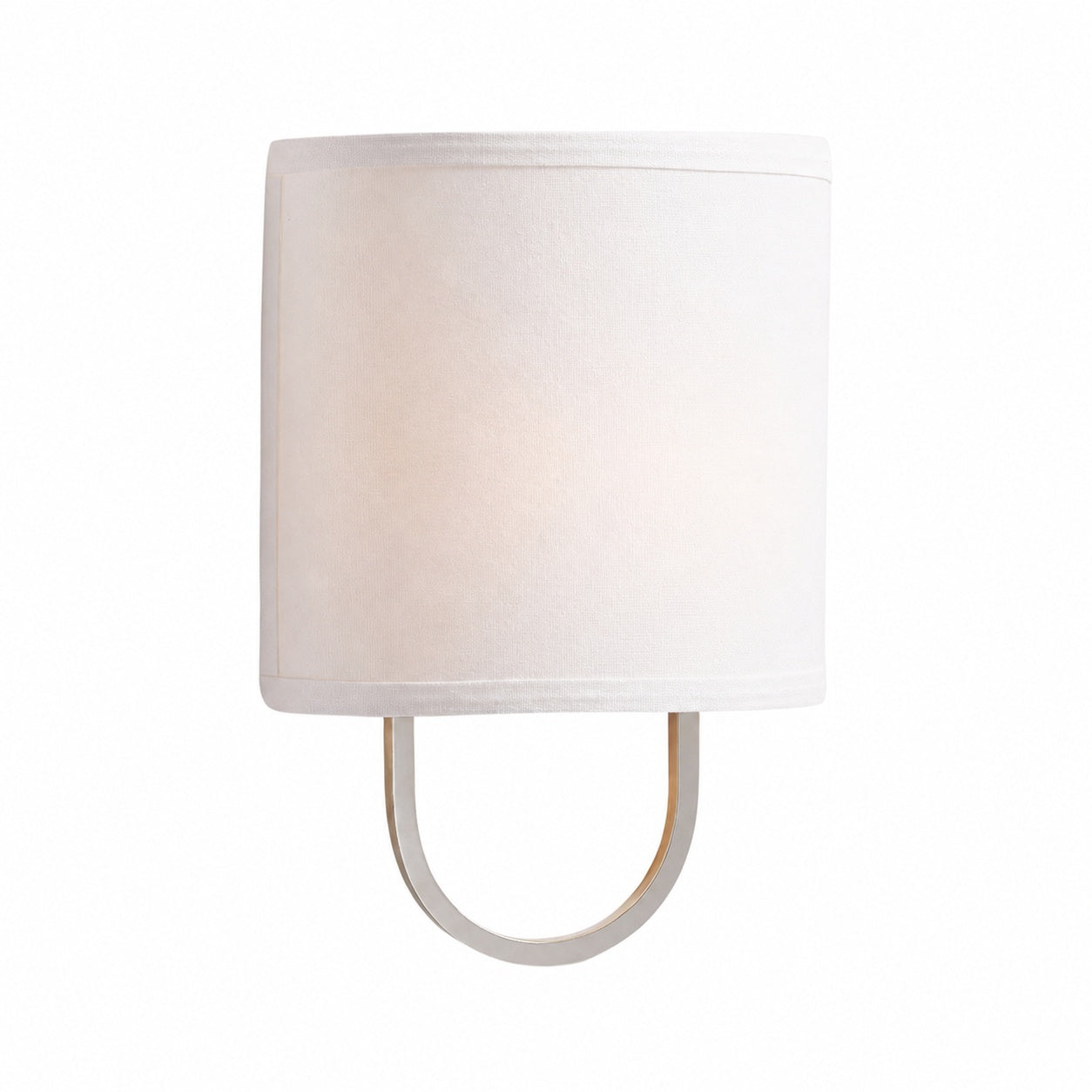 Nolvara Elegant Wall Light Featuring Soft Shade and Metal Arm