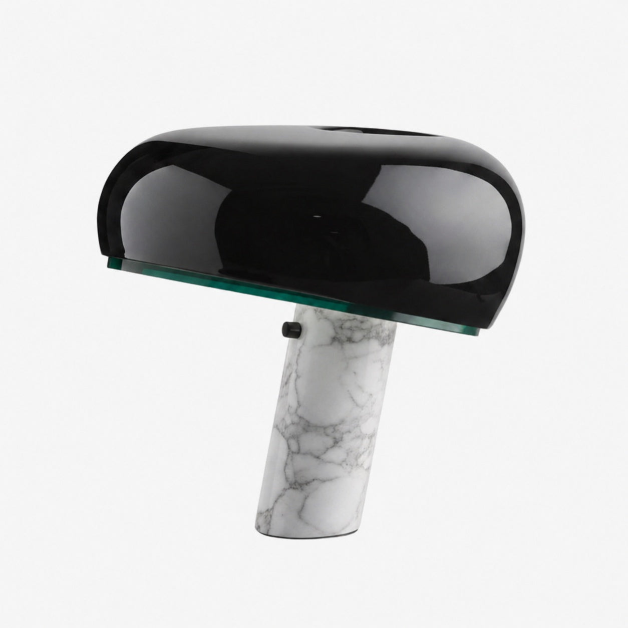 Slantia Amusing Ploy Table Lamp - Glass Shade and Marble Base Design for Living Room or Bedroom N45