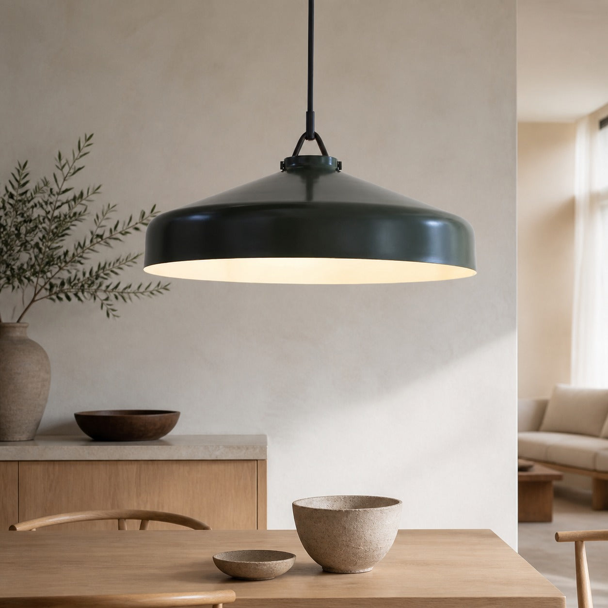 Hanton Modern Metal Pendant Light - Hanging Lamp for Kitchen