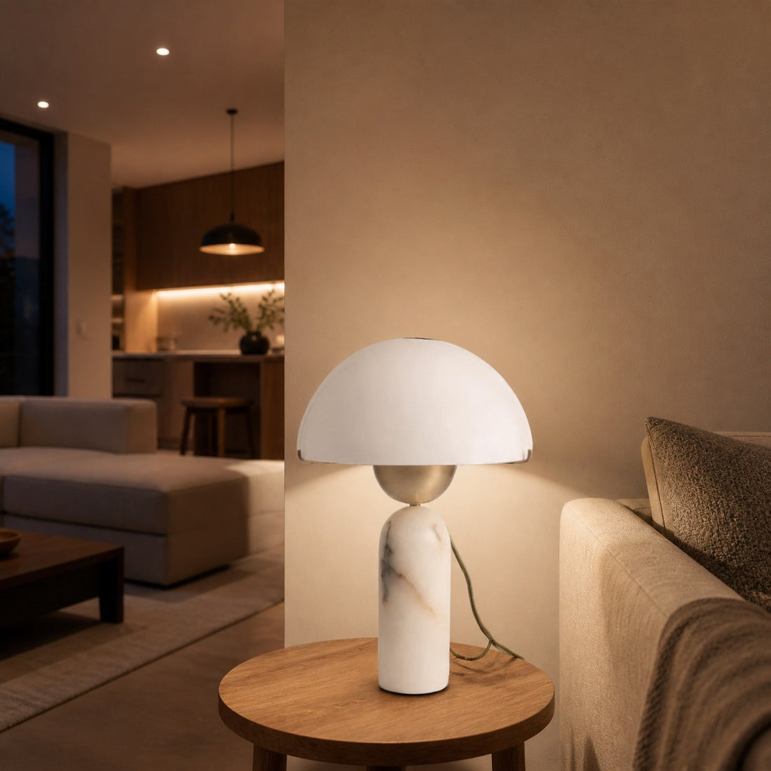 Peono Alabaster Table Lamp