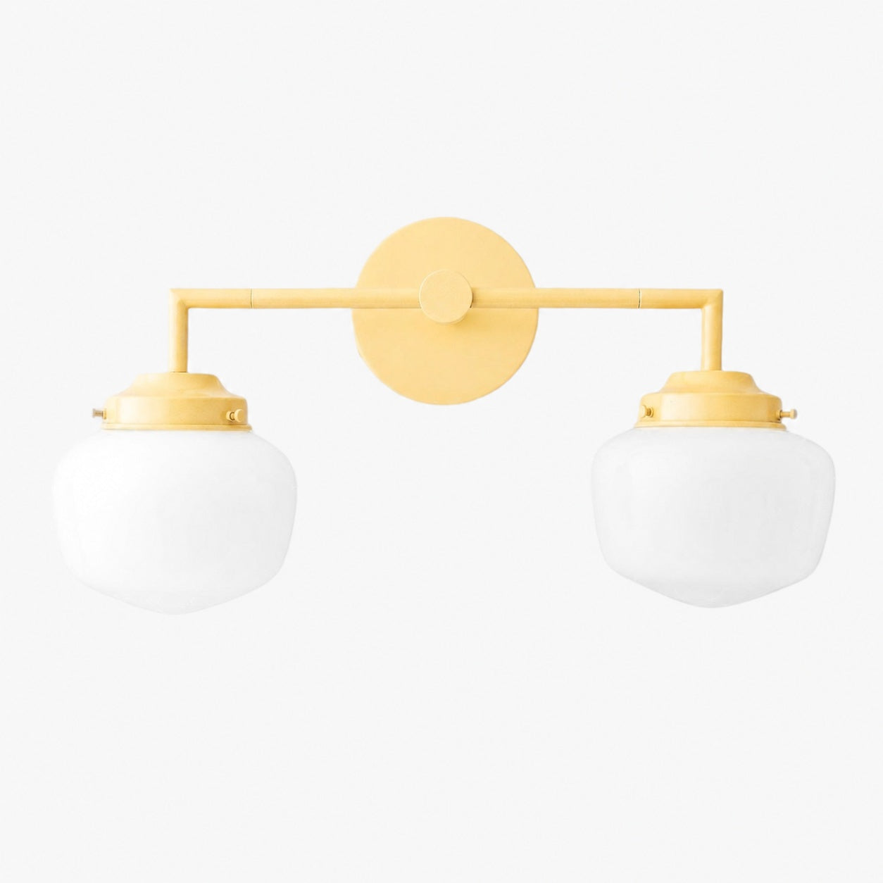 Opalume Glass Vanity Light - Vintage Inspired Bathroom Wall Lighting