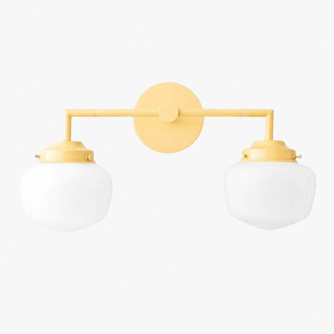 Opalume Glass Vanity Light - Vintage Inspired Bathroom Wall Lighting