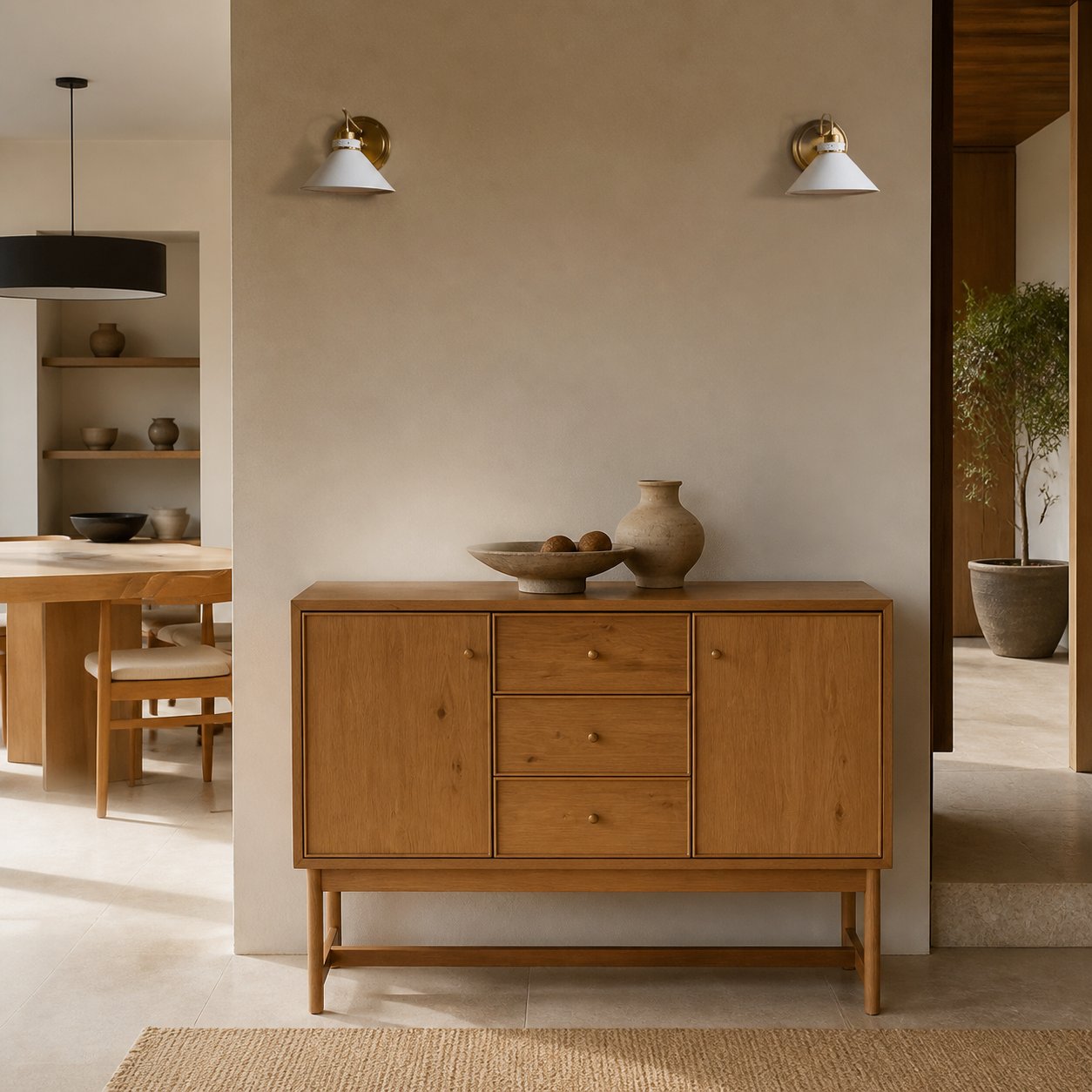 Aurenza Sconce – Farmhouse Wall Light with Metal Accents for Cozy Spaces