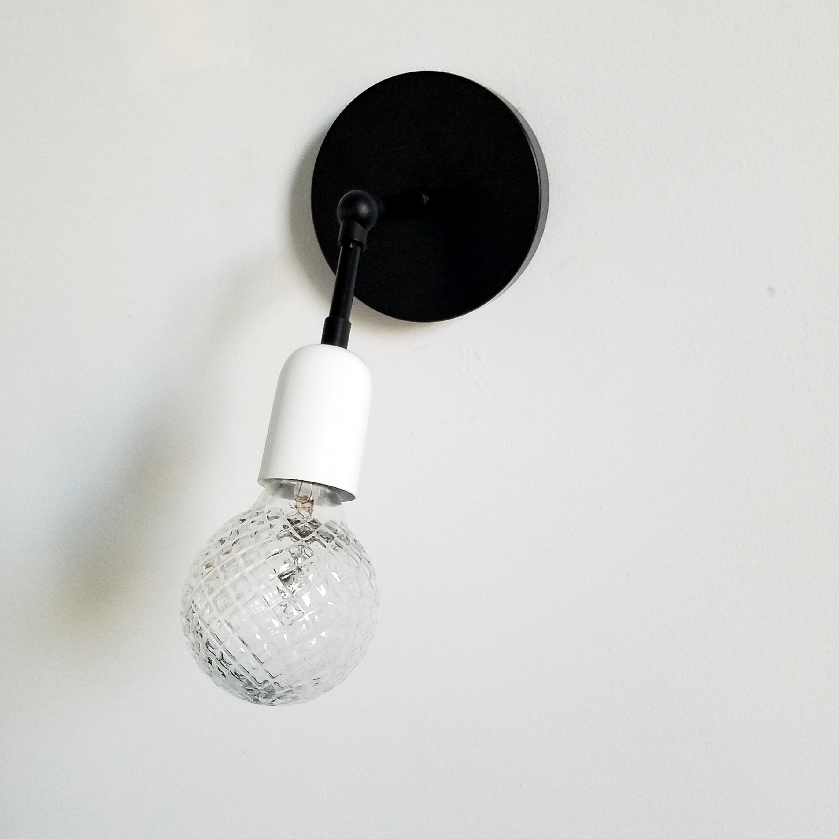 Black Swivel Functional Wall Sconce - Stylish Bedroom & Bathroom Accent