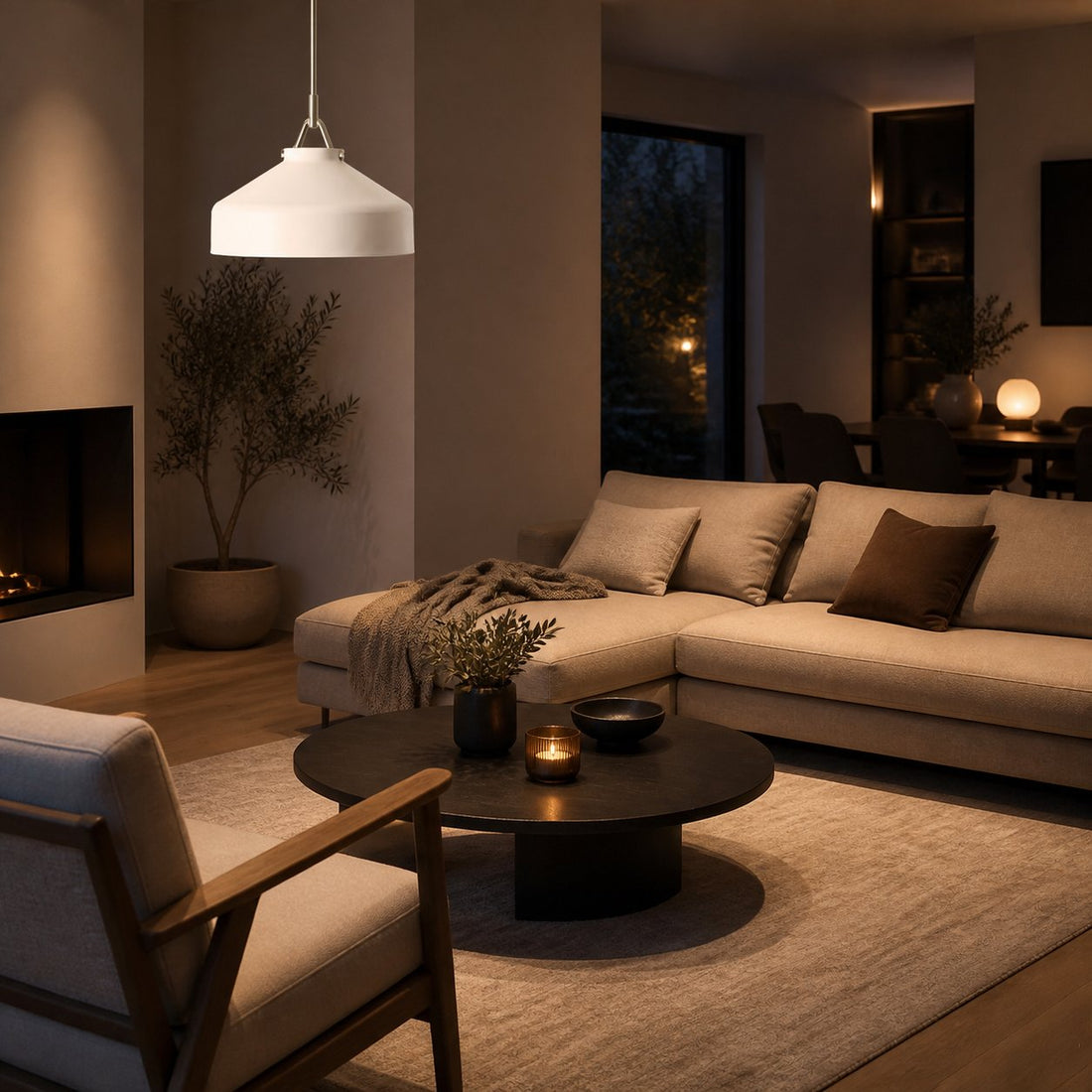 Hanton Modern Metal Pendant Light - Hanging Lamp for Kitchen