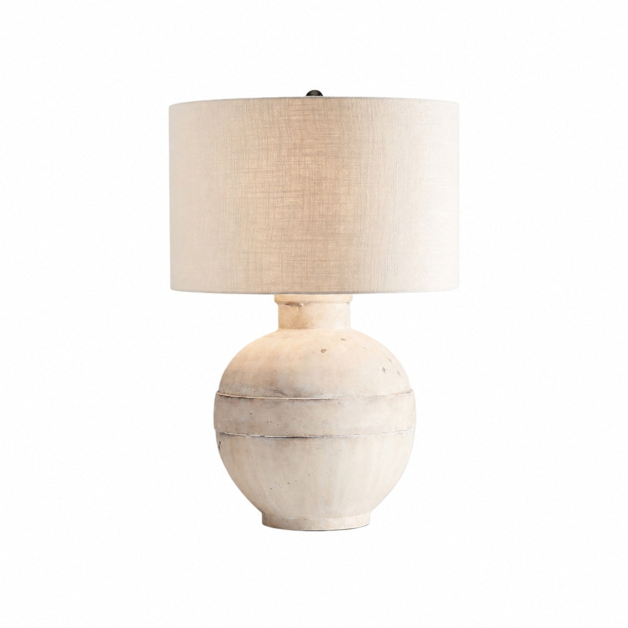 Ceruna Table Lamp with Textured Ceramic Base and Soft Glow for Bedroom Nightstand