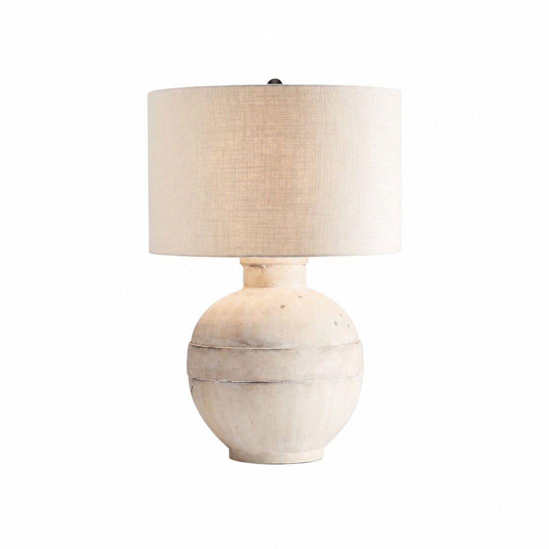 Ceruna Table Lamp with Textured Ceramic Base and Soft Glow for Bedroom Nightstand