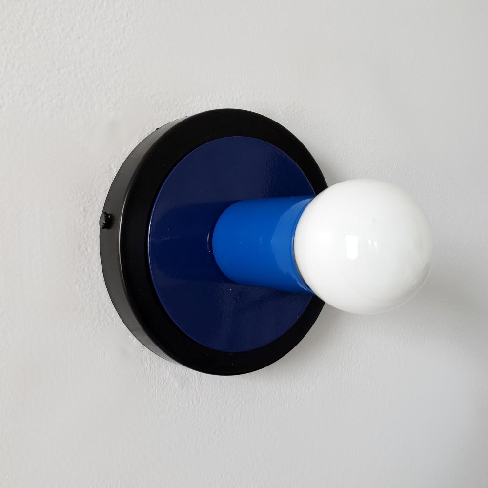 Colorful Wall Sconce - Modern Brass & Chrome Accent Lighting Fixture