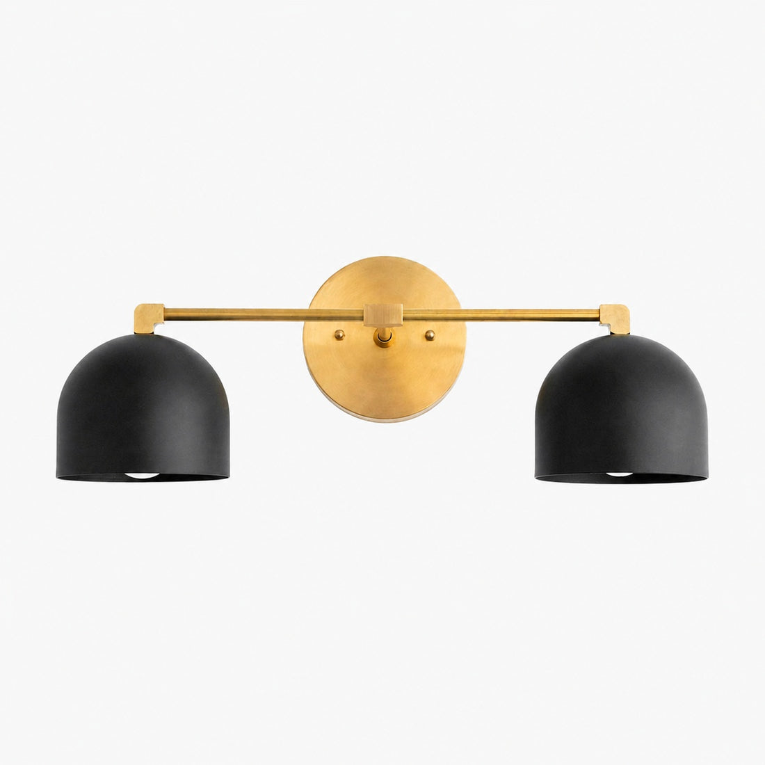 Metio Dome Mid-Century Deep Ball Vanity Lamp - Brass Wall Sconce