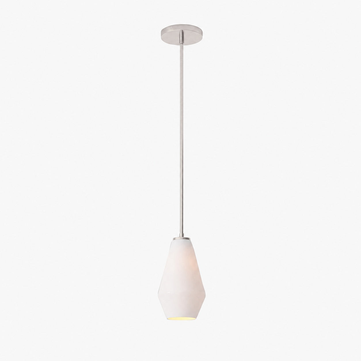 Merin Transparent Glass Sculpture Geometric Chandelier
