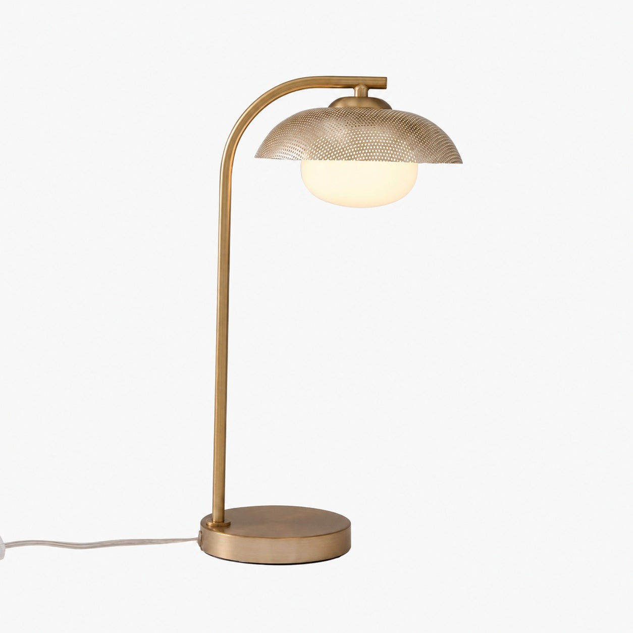 Elorina Perforated Metal Table Lamp – Modern Design