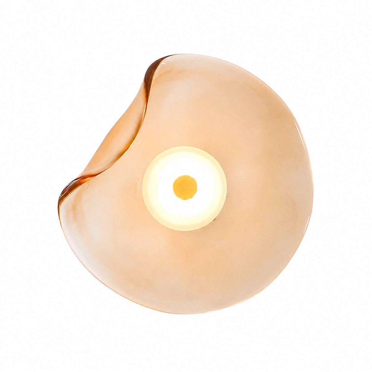Lunacrest Curved Nebula Inspired Wall Light – Artistic Glass Lighting for Hallway