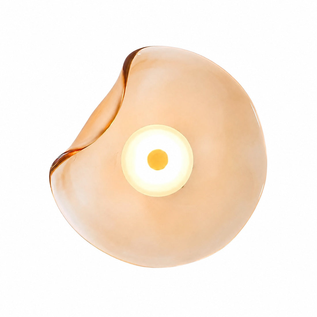 Lunacrest Curved Nebula Inspired Wall Light – Artistic Glass Lighting for Hallway