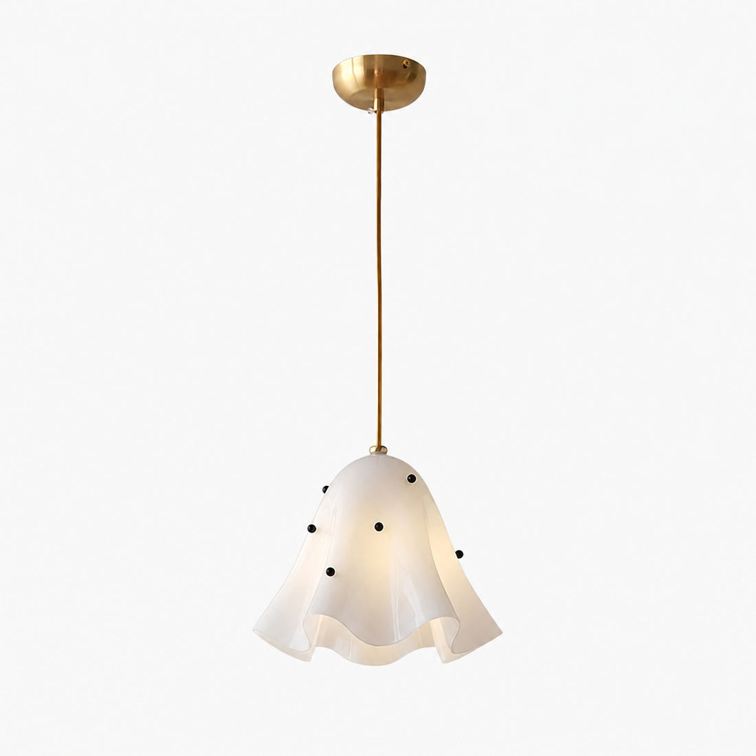 Bellina Artistic Glass Pendant Light - Modern Bloom Inspired Hanging Ceiling Lamp