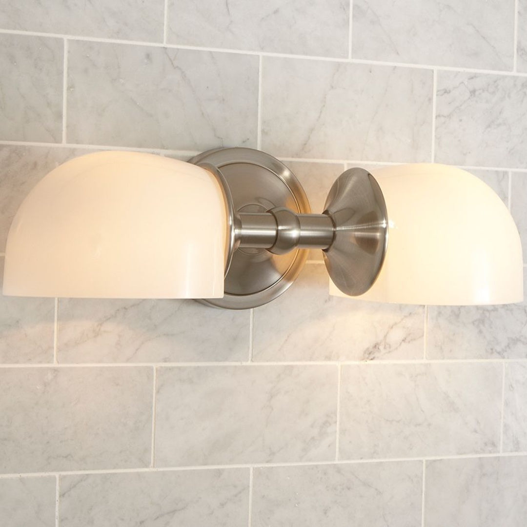 Modern Mercer Double Horizontal Metal Wall Sconce
