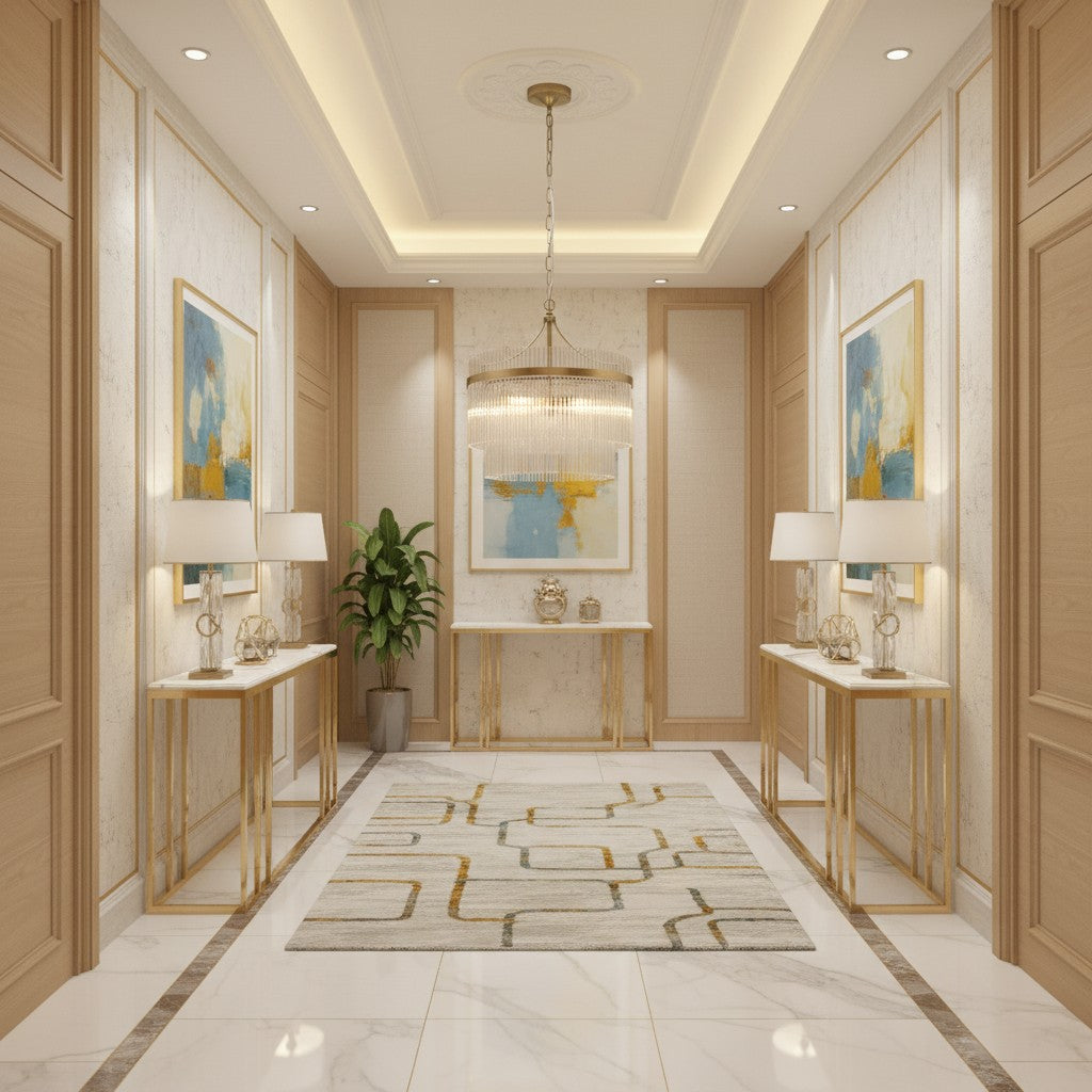 RibGlow Pendant Light – Trio Pendant with Elegant Glass Rods for Dining or Hallway