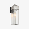 Georgon Exterior Wall Lantern Light – Clear Glass Shade, Classic Architectural Style for Outdoor Spaces