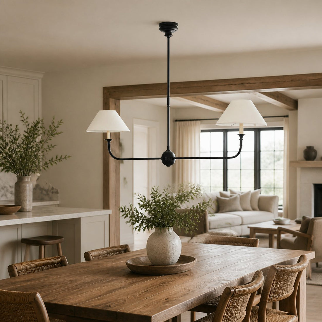 Piaf Grande Modern Industrial Metal Chandelier