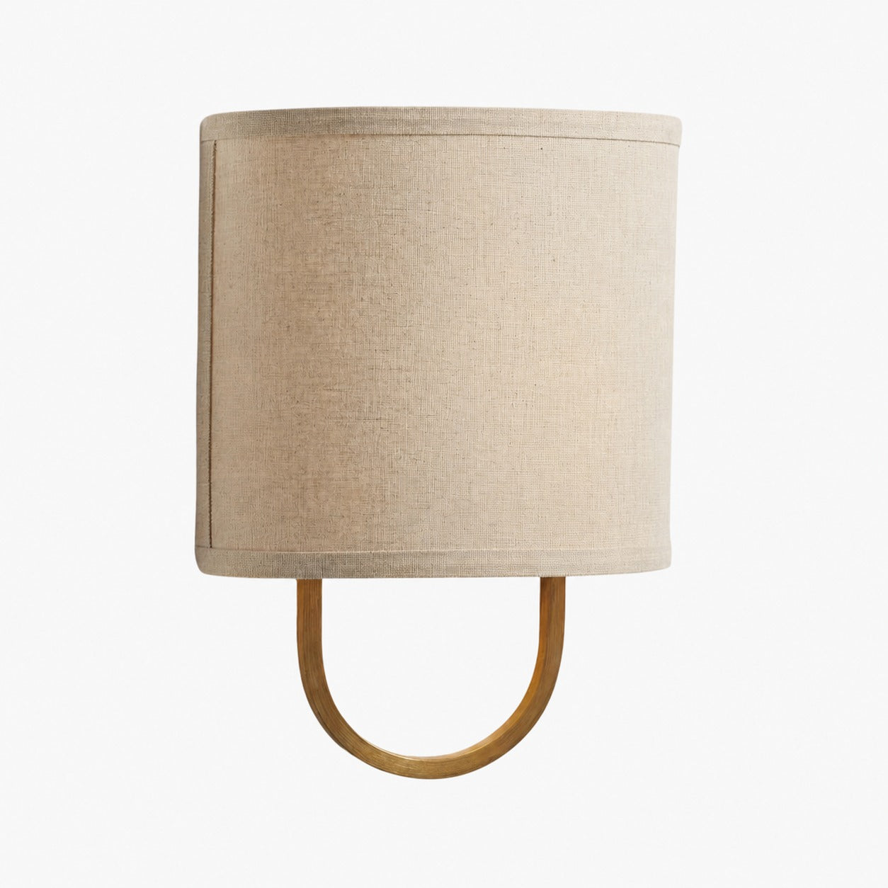 Nolvara Elegant Wall Light Featuring Soft Shade and Metal Arm