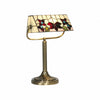 TF Camillo Dragonfly Table Lamp Stained Glass Scalloped Edge - Tiffany Style Art Nouveau for Console Tables