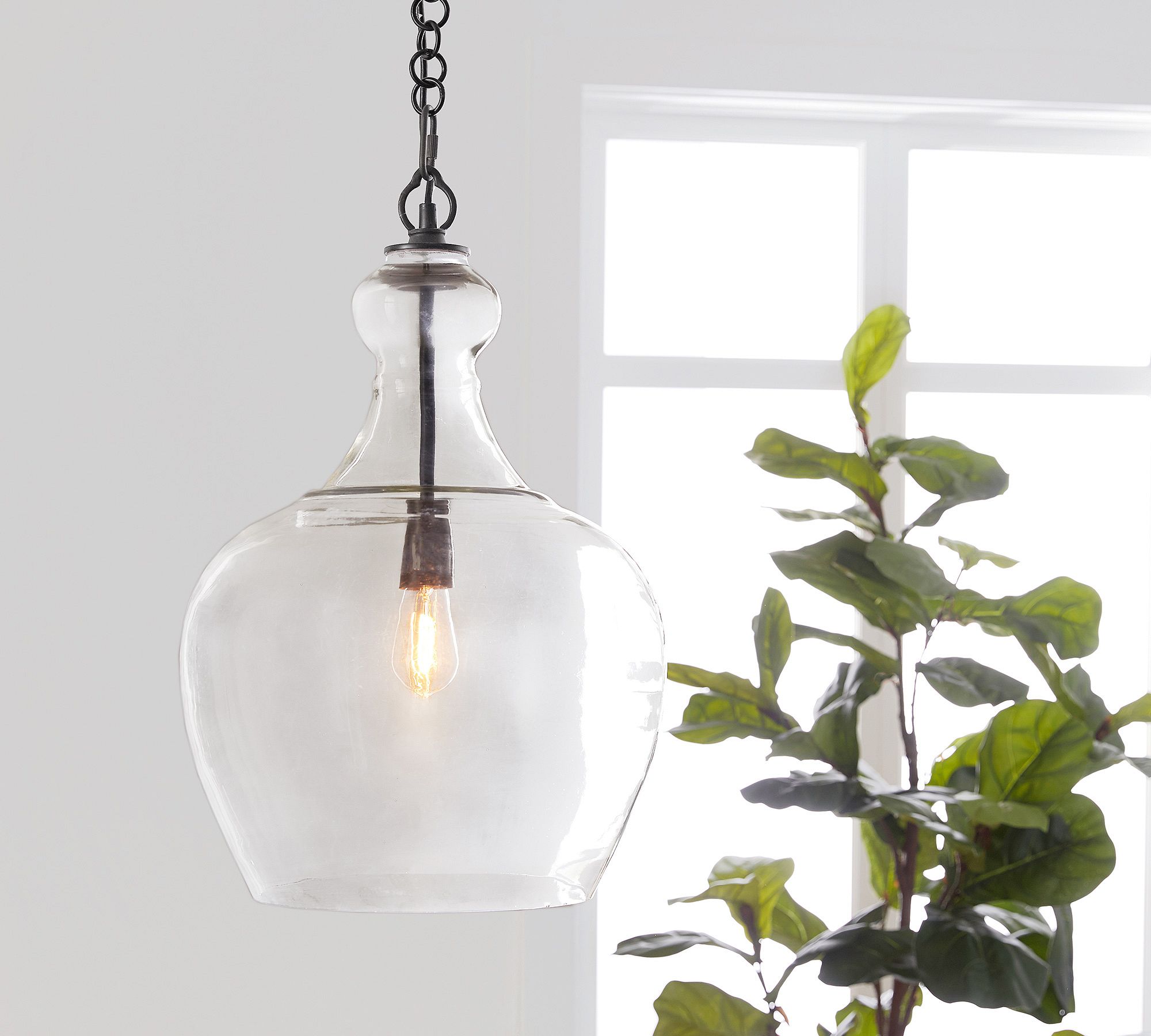Lawson Warbled Milk Glass Pendant – Modern Elegance for Kitchen Island