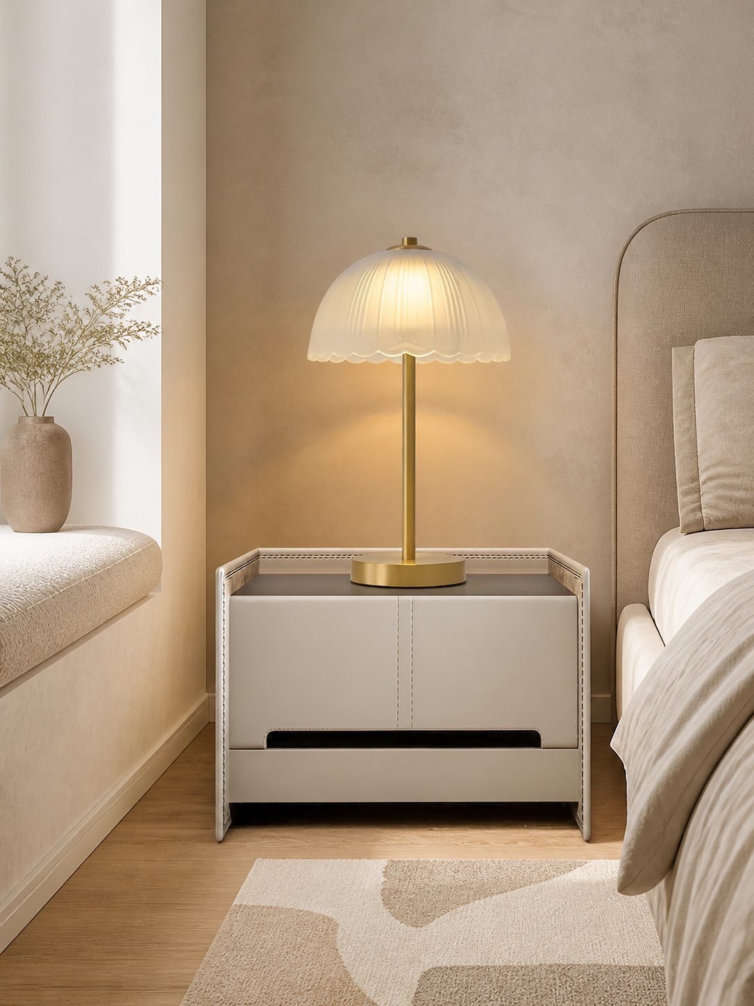 Small Umbrella Table Lamp
