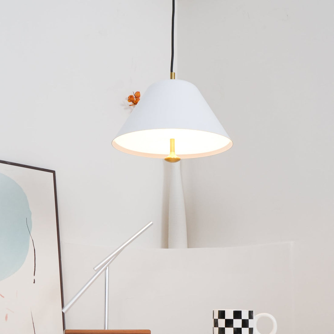 Simple Mushroom - Shaped Smooth Pendant Lighting