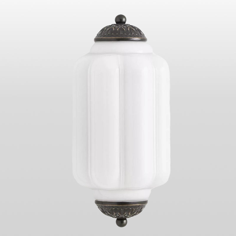 Eloise Brass Wall Sconce – Elegant Milk Glass Vintage Lighting