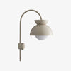 Aurelia Wall Lamp with Tiered Dome Design in Modern Metal for Bedroom or Hallway