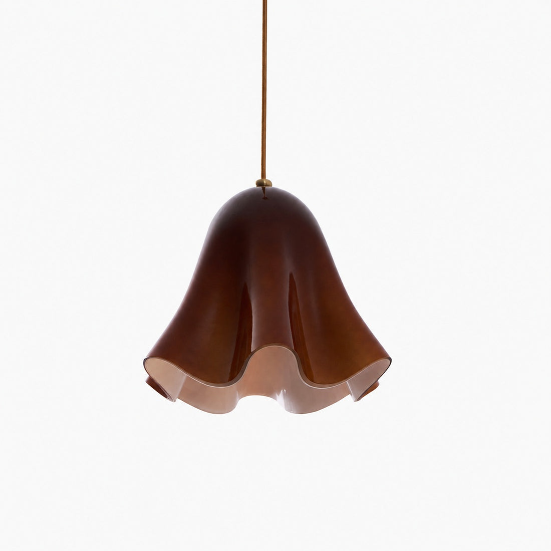 Bellina Artistic Glass Pendant Light - Modern Bloom Inspired Hanging Ceiling Lamp