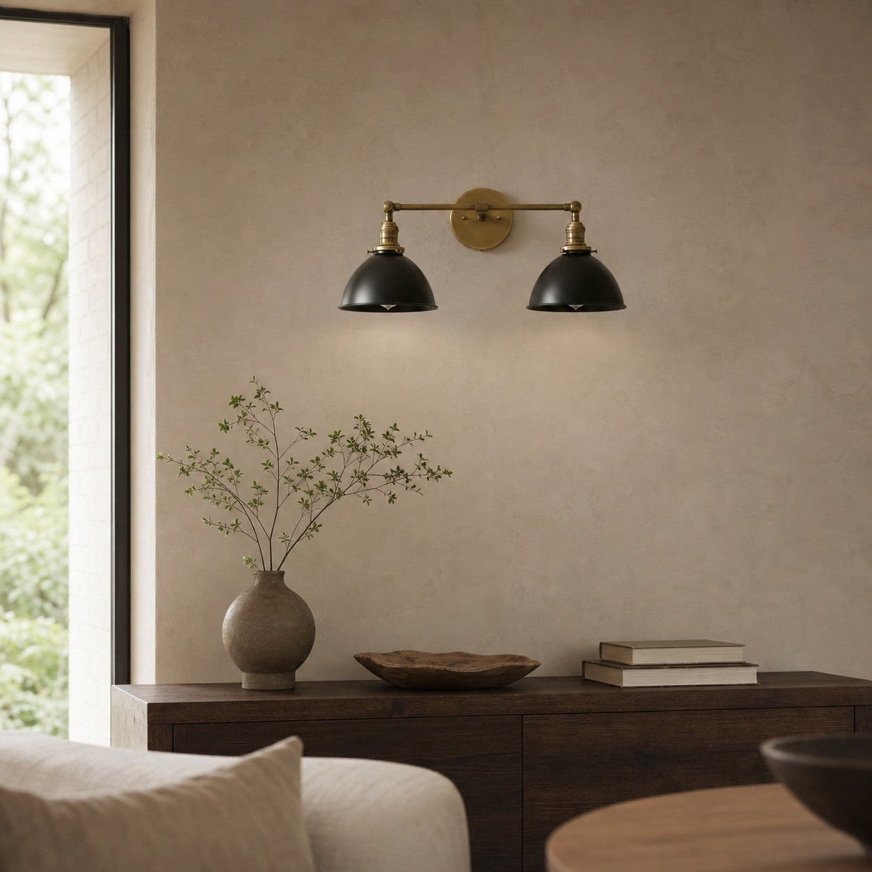 Conique Metal Industrial Vanity Light  - Modern Bathroom Lighting Fixture