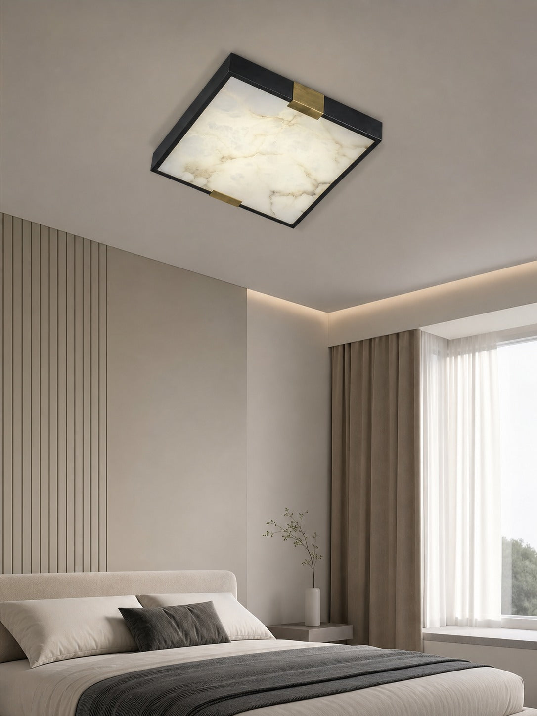 Lucien Alabaster Ceiling Light