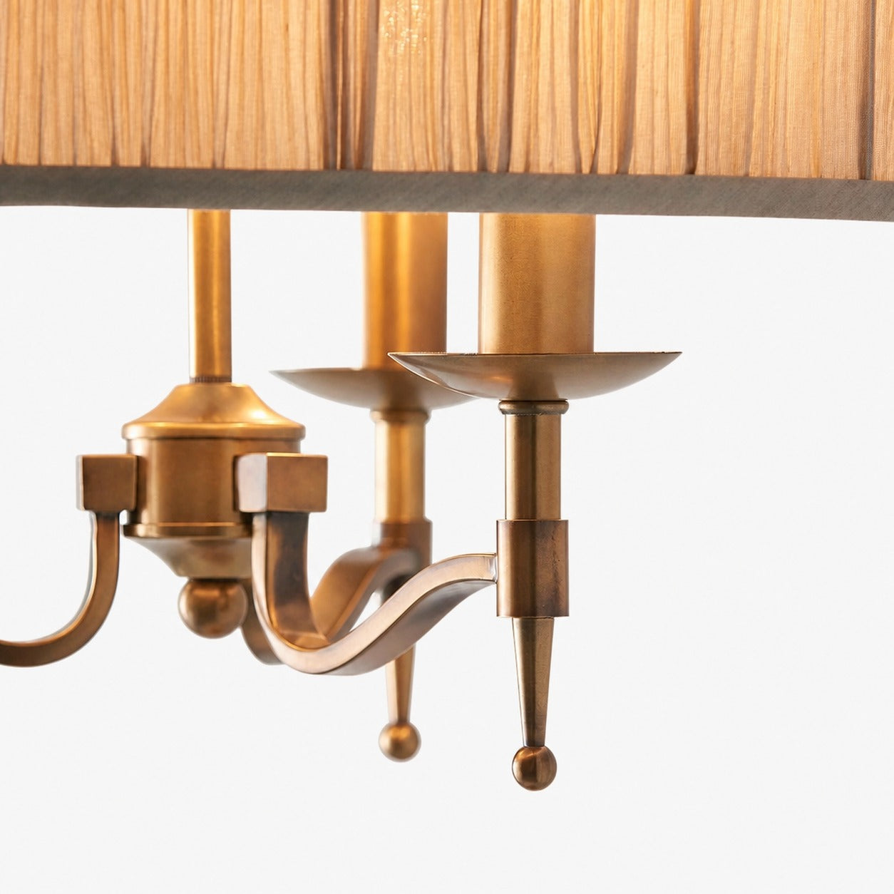 Tela 3-Light Pendant Lamp - Elegant Multi Arm Hanging Light for Living & Dining Spaces