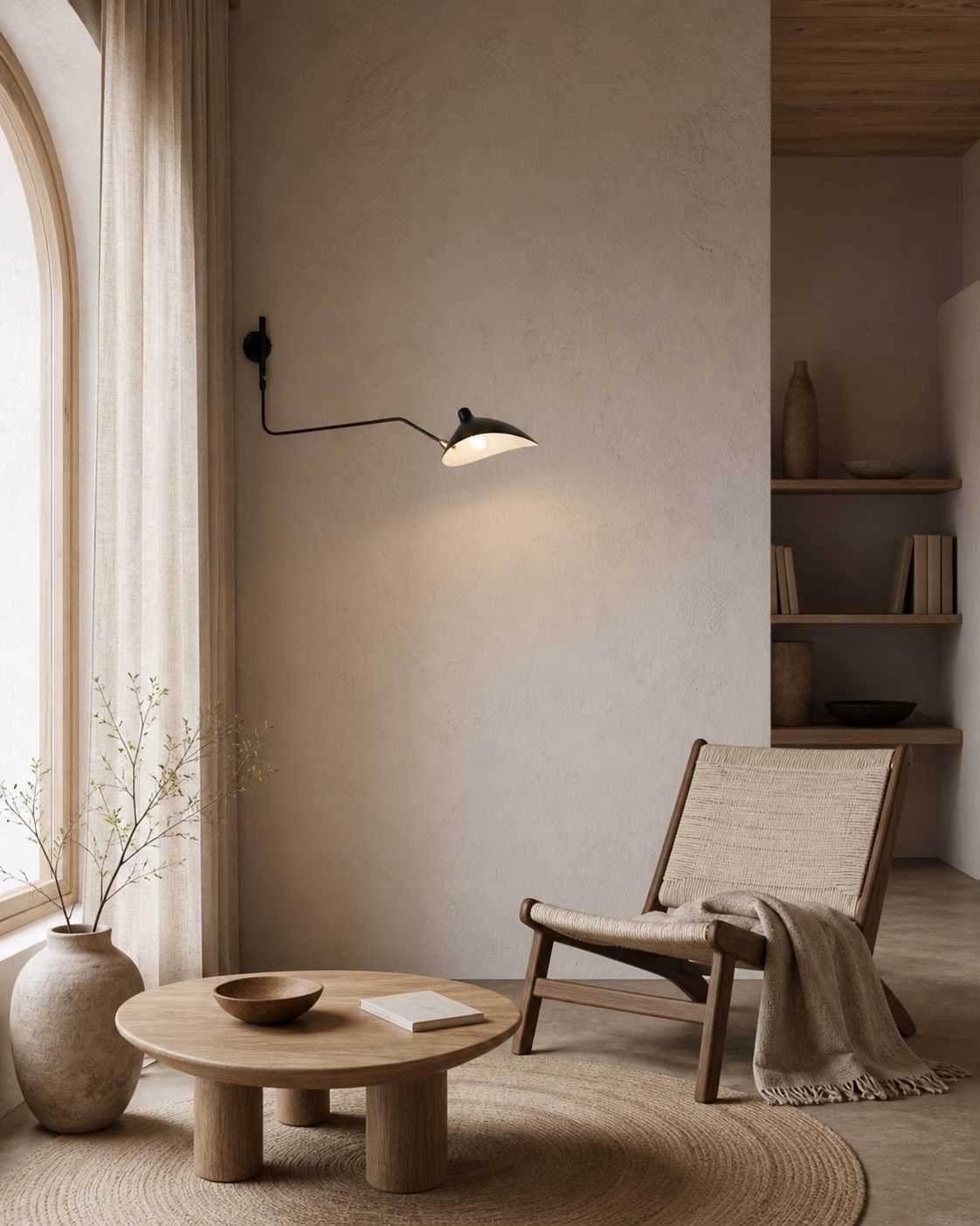 Arclume Modern Minimalist Designer Wall Lamp – Sleek Adjustable Arm Sconce Contemporary Lighting N42