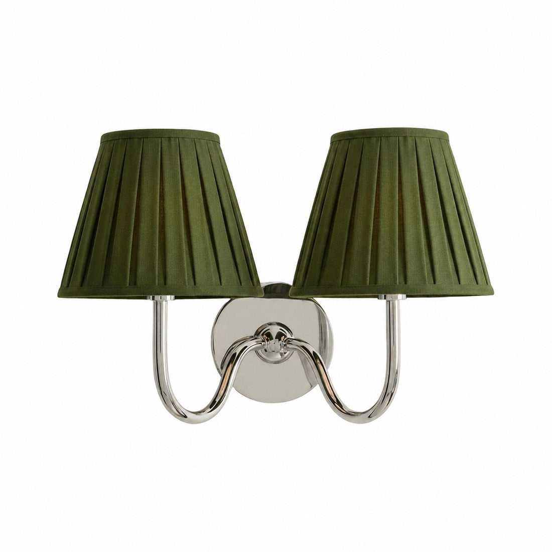 Luvora Vintage Pleated Shade Wall Lamp - Modern Brass Linen Wall Lighting