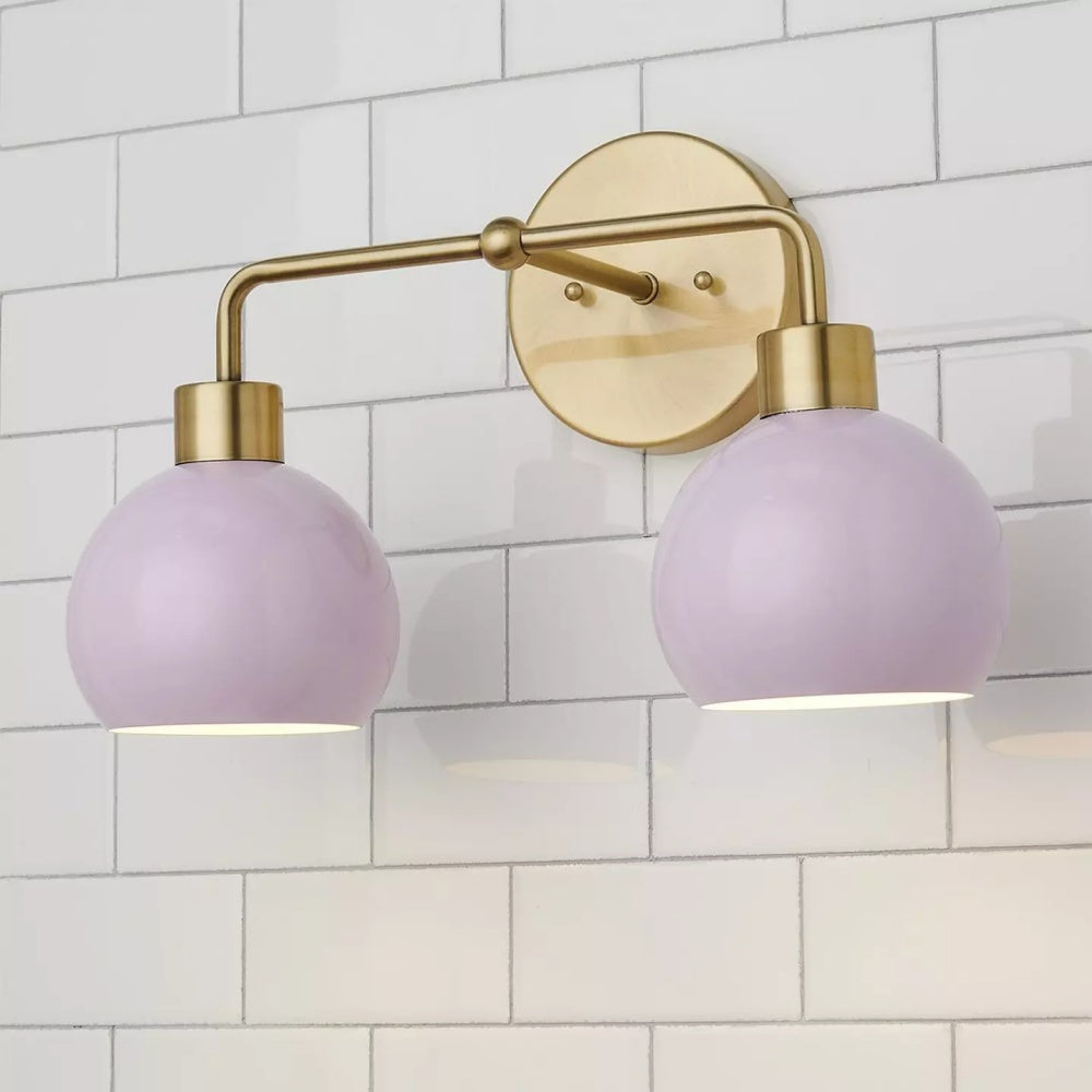 Double Bubble Pop Wall Sconce - Colorful Vanity Wall Light