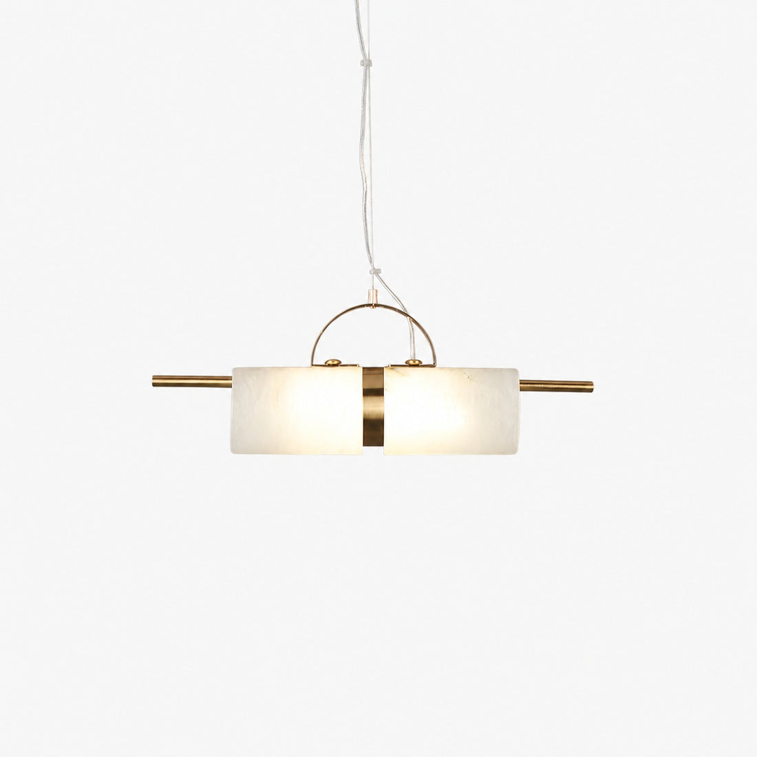 Mini Cylindrical Alabaster Pendant Light