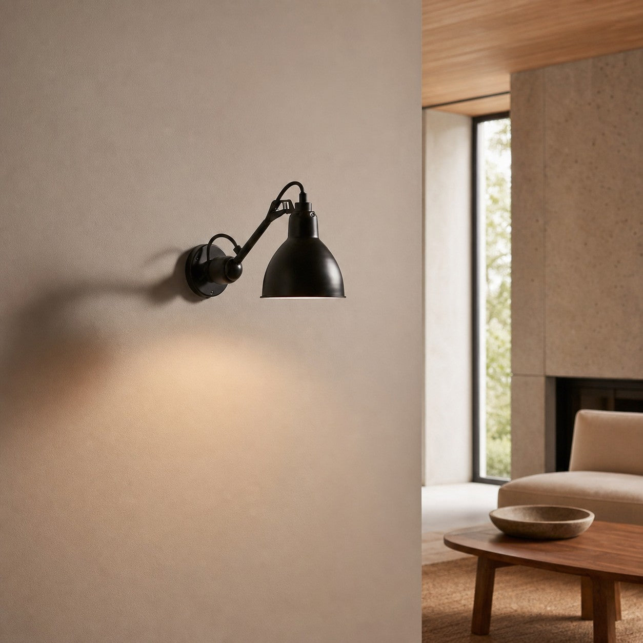 Articula Foldable Swing Arm Wall Light – Functional Wall Lamp with Rotatable Shade for Home N19